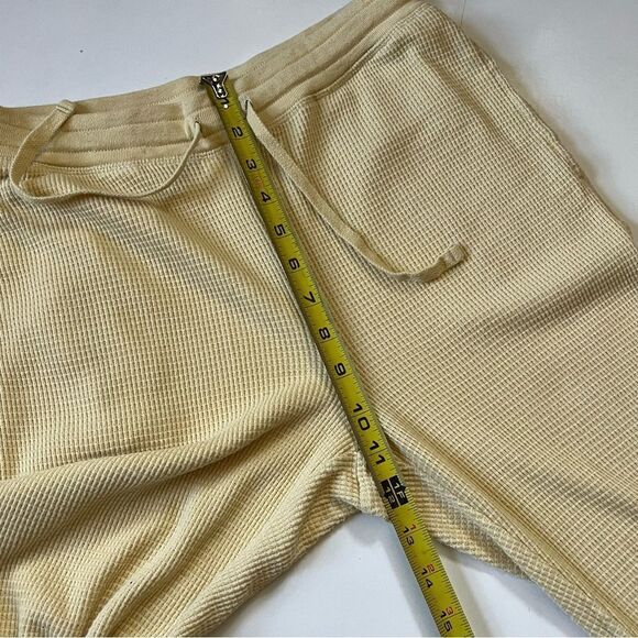 Aritzia Tna Waffle Jogger Butter Yellow Small - Picture 11 of 14